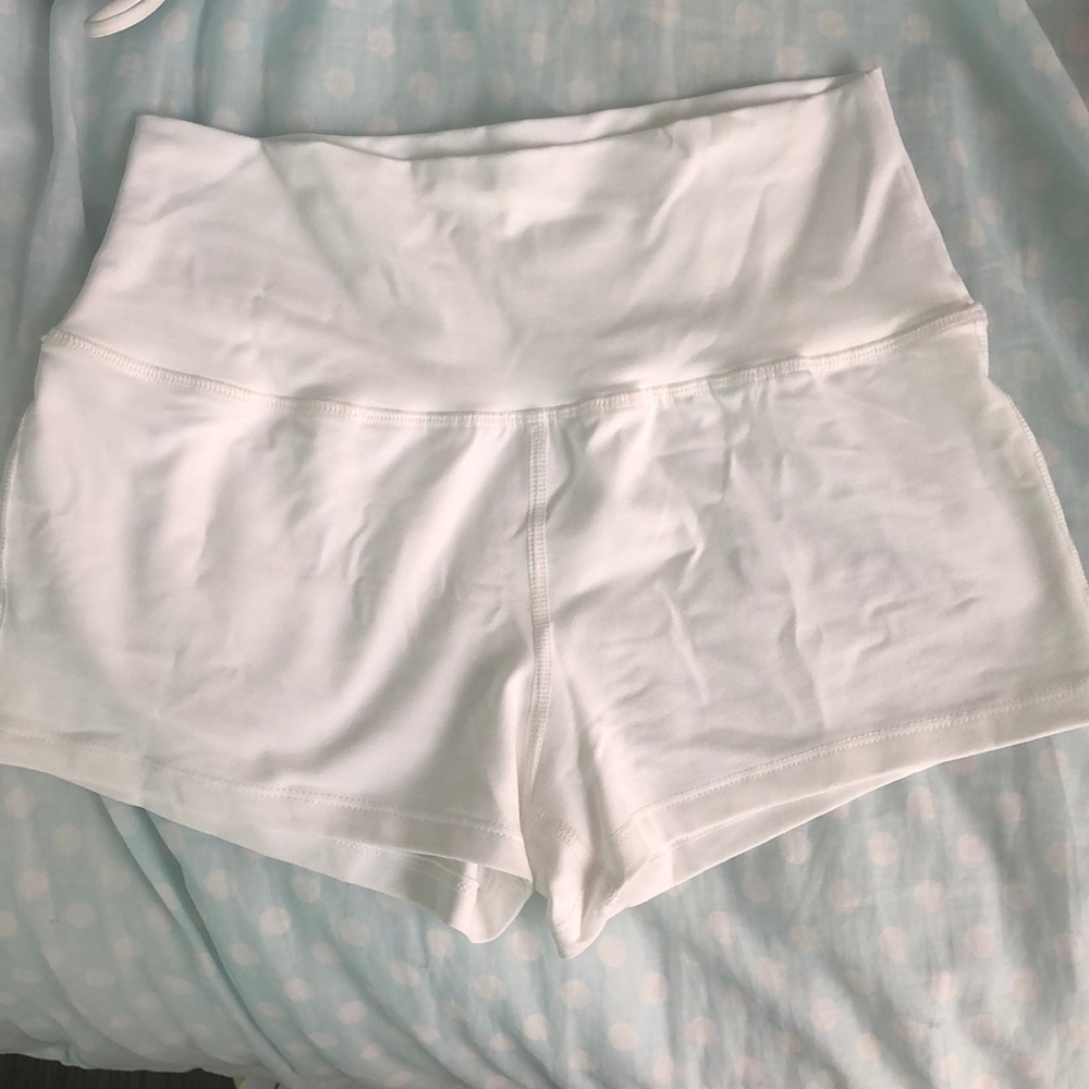 NEVER WORN white workout spandex
